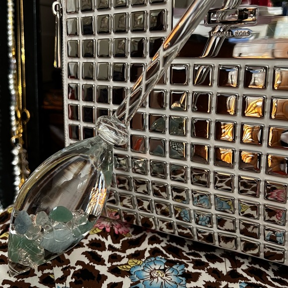 🌹RUNWAY MICHAEL KORS GLSSS/LEATHER BAG                   🌹RARE MK COUTURE BAG - Picture 3 of 15